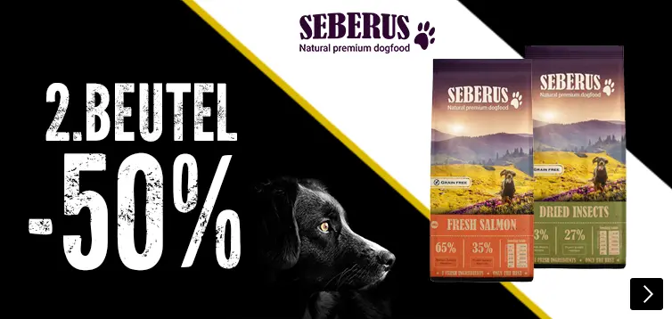 SEBERUS DROOG 2e zak 50% korting DOG